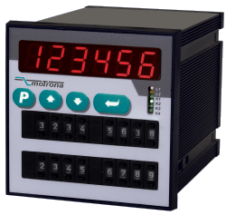 2-канальные универсальные дифференциальные счётчики серий ZD / ZA 330 …644 с переключателями разрядов для задания предельно допустимых значений