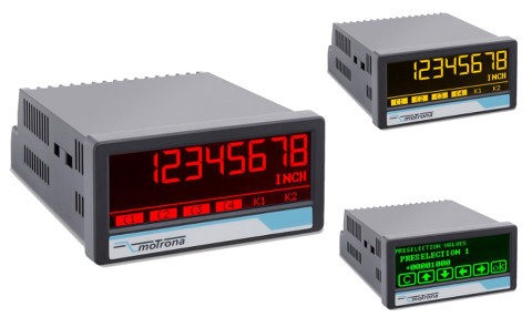 Индикаторы процесса Motrona touchMATRIX AX350 с аналоговым входом и сенсорным экраном
